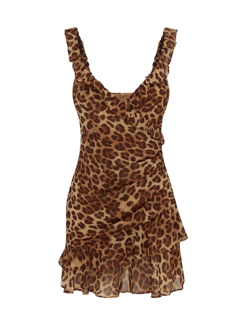 RUNAWAY THE LABEL
ROMELLY MINI DRESS - LEOPARD PRINT L - Picture 3 of 8